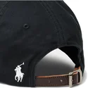 svart-justerbar-keps-med-bojd-skarm-chino-classic-sport-script-fran-polo-ralph-lauren