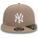 new-era-flat-brim-9fifty-repreve-new-york-yankees-mlb-brown-snapback-cap