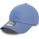 justerbar-bla-bojd-keps-med-bla-logotyp-9forty-league-essential-new-york-yankees-mlb-fran-new-era