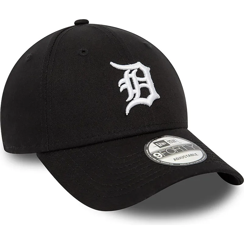 kepsar-curva-svart-justerbart-band-9forty-league-essential-fran-detroit-tigers-mlb-av-new-era