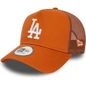 kepsar-curva-brun-snapback-a-frame-league-essential-fran-los-angeles-dodgers-mlb-av-new-era