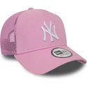 rosa-truckerkeps-a-frame-league-essential-new-york-yankees-mlb-fran-new-era