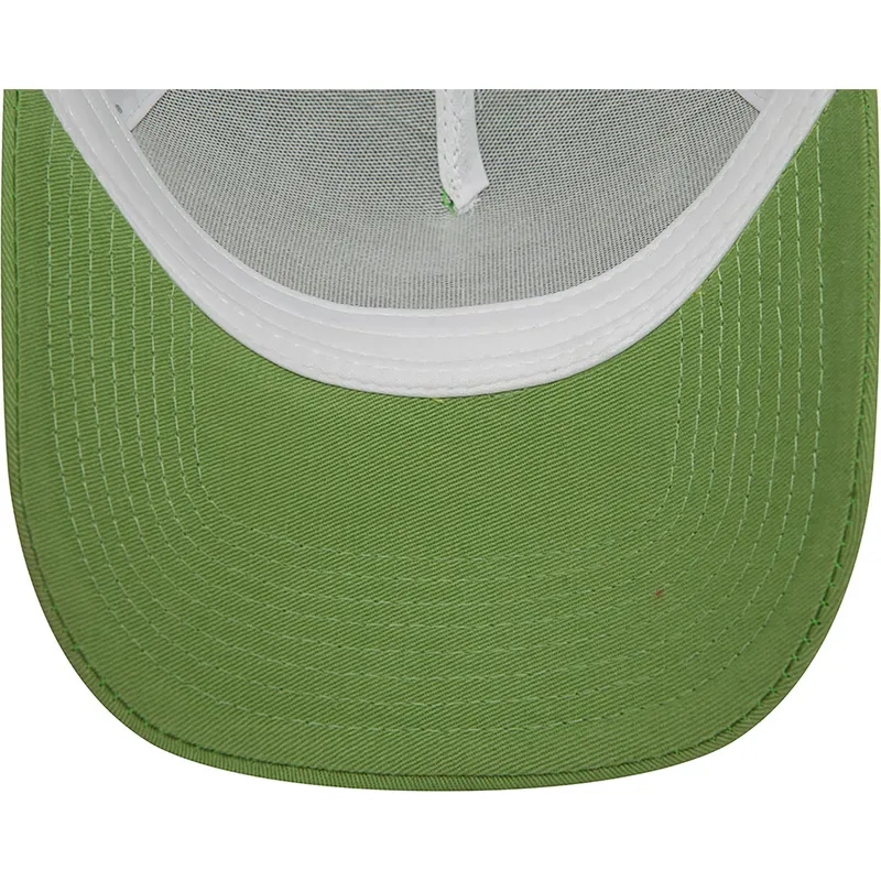 los-angeles-dodgers-mlb-a-frame-league-essential-gron-och-vit-truckerkeps-med-gront-logo-fran-new-era