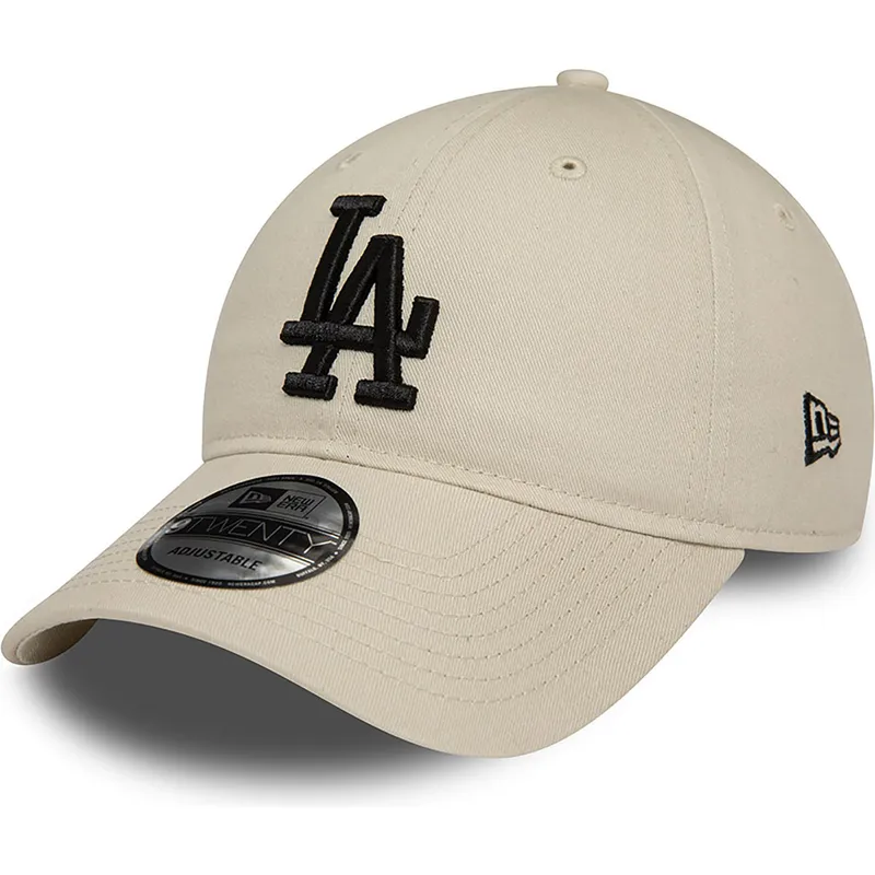 kepsar-curva-beige-justerbart-band-negro-9twenty-league-essential-fran-los-angeles-dodgers-mlb-av-new-era