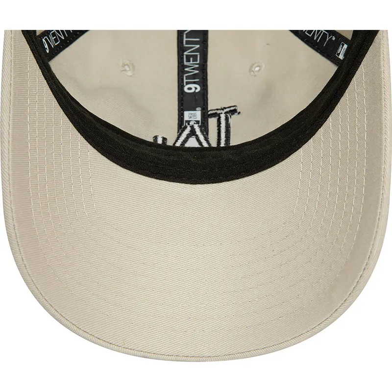 kepsar-curva-beige-justerbart-band-negro-9twenty-league-essential-fran-los-angeles-dodgers-mlb-av-new-era