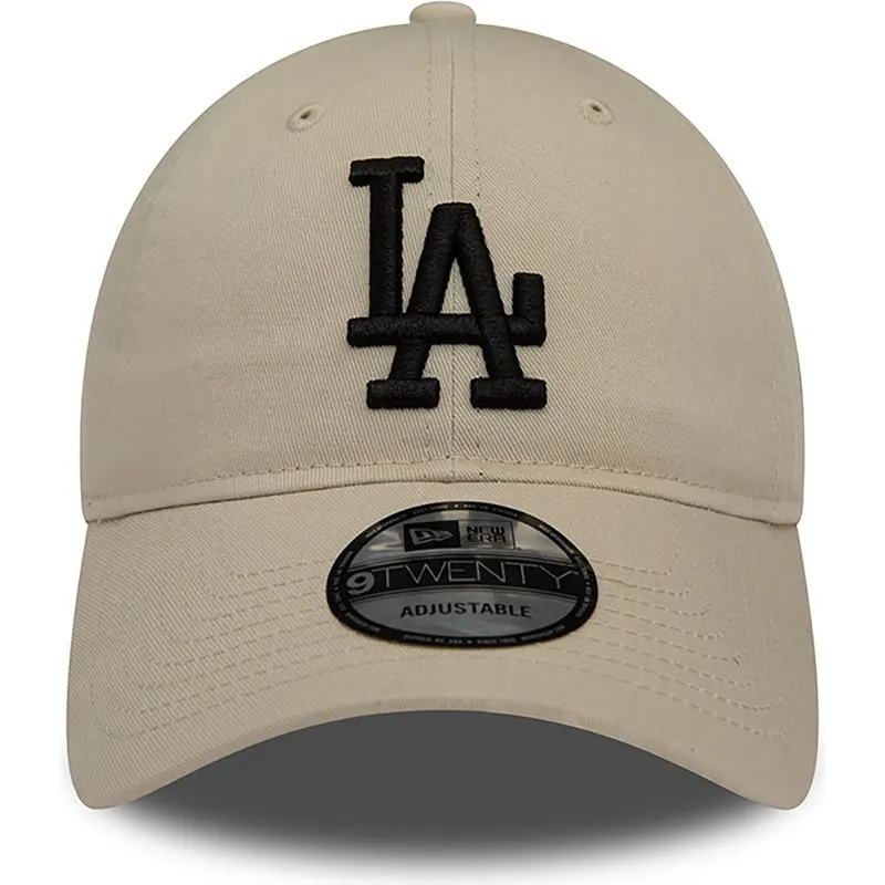 kepsar-curva-beige-justerbart-band-negro-9twenty-league-essential-fran-los-angeles-dodgers-mlb-av-new-era