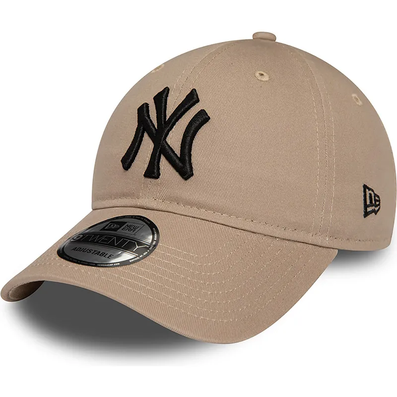 kepsar-curva-brun-justerbart-band-negro-9twenty-league-essential-fran-new-york-yankees-mlb-av-new-era
