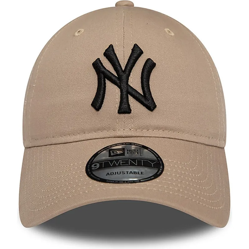 kepsar-curva-brun-justerbart-band-negro-9twenty-league-essential-fran-new-york-yankees-mlb-av-new-era