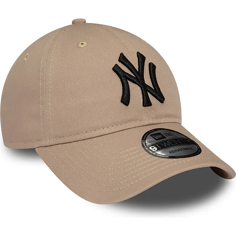 kepsar-curva-brun-justerbart-band-negro-9twenty-league-essential-fran-new-york-yankees-mlb-av-new-era