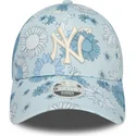 new-york-yankees-mlb-new-era-9forty-floral-all-over-print-bla-justerbar-kurvkeps-for-dam
