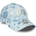 kepsar-curva-bla-justerbart-band-9forty-floral-all-over-print-fran-new-york-yankees-mlb-av-new-era