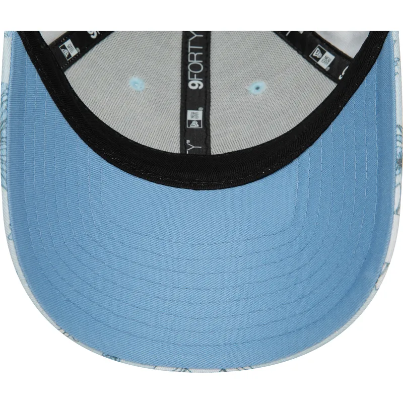 kepsar-curva-bla-justerbart-band-9forty-floral-all-over-print-fran-new-york-yankees-mlb-av-new-era