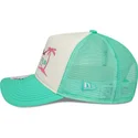 vit-och-gron-truckerkeps-for-kvinnor-a-frame-foam-front-fran-miami-surf-club-florida-av-new-era