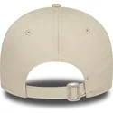 beige-justerbar-9forty-flower-keps-for-kvinnor-new-york-yankees-mlb-fran-new-era