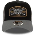 svart-och-gra-truckerkeps-a-frame-patch-new-york-racing-fran-new-era