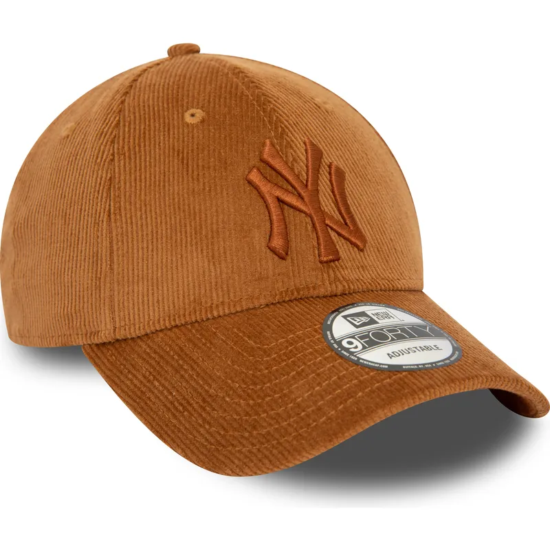 kepsar-curva-brun-justerbart-band-9forty-cord-fran-new-york-yankees-mlb-av-new-era