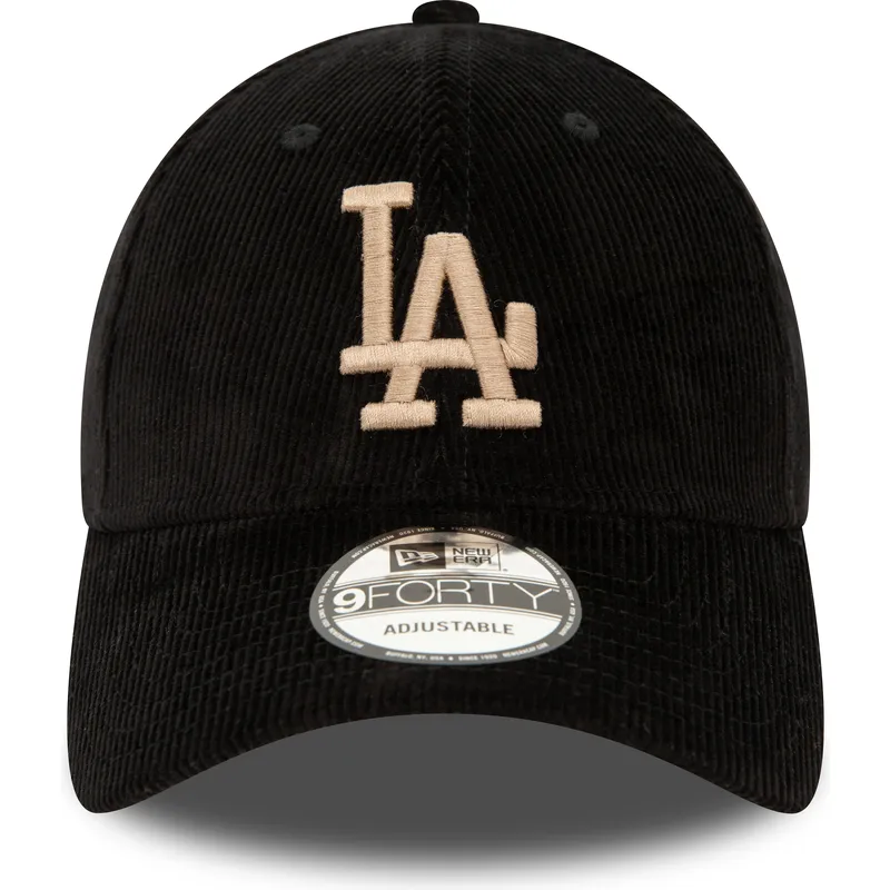 kepsar-curva-svart-justerbart-band-9forty-cord-fran-los-angeles-dodgers-mlb-av-new-era