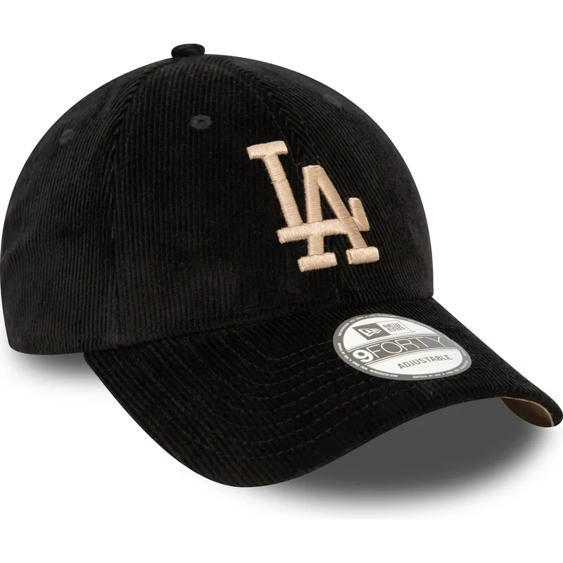 kepsar-curva-svart-justerbart-band-9forty-cord-fran-los-angeles-dodgers-mlb-av-new-era