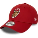 kepsar-curva-rod-justerbart-band-9forty-minor-league-fran-modesto-nuts-milb-av-new-era