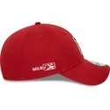 kepsar-curva-rod-justerbart-band-9forty-minor-league-fran-modesto-nuts-milb-av-new-era