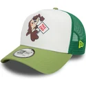 vit-och-gron-a-frame-trucker-keps-med-taz-looney-tunes-fran-new-era