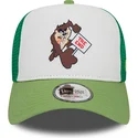 vit-och-gron-a-frame-trucker-keps-med-taz-looney-tunes-fran-new-era