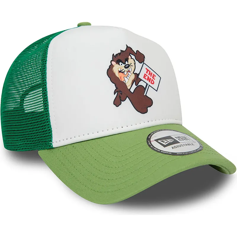 kepsar-curva-gron-snapback-a-frame-frame-character-de-diablo-fran-tasmania-looney-tunes-av-new-era