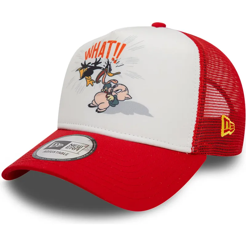 kepsar-curva-rod-snapback-a-frame-character-fran-pato-lucas-y-porky-pig-looney-tunes-av-new-era