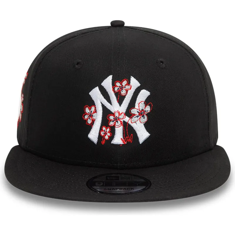 kepsar-plana-svart-snapback-9fifty-flower-icon-fran-new-york-yankees-mlb-av-new-era