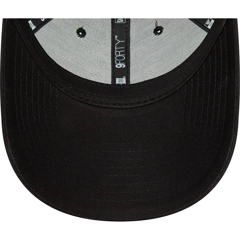 kepsar-curva-svart-justerbart-band-9forty-flower-icon-fran-new-york-yankees-mlb-av-new-era