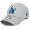 kepsar-curva-gra-justerbart-band-9forty-flower-icon-fran-los-angeles-dodgers-mlb-av-new-era