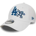 kepsar-curva-vit-justerbart-band-9forty-food-character-fran-los-angeles-dodgers-mlb-av-new-era