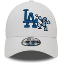 vit-justerbar-9forty-bojd-keps-food-character-los-angeles-dodgers-mlb-fran-new-era