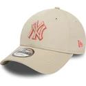 bojd-beige-justerbar-keps-9forty-team-outline-fran-new-york-yankees-mlb-av-new-era