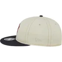 beige-och-marinbla-platt-keps-9fifty-retro-crown-denim-fran-boston-red-sox-mlb-av-new-era