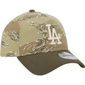 kamouflagemonstrad-kurvad-keps-snapback-9forty-a-frame-two-tone-tiger-los-angeles-dodgers-mlb-fran-new-era