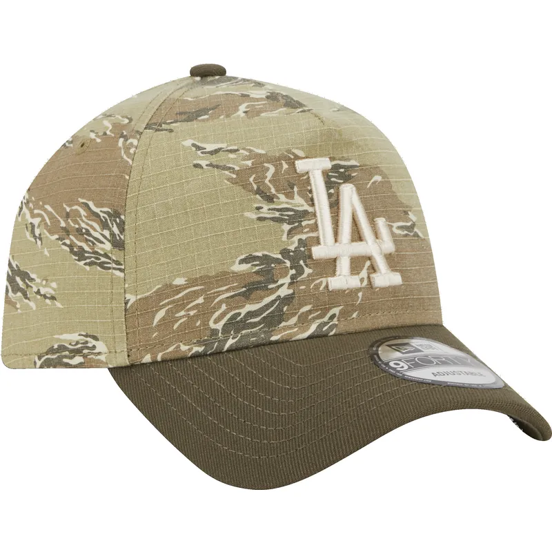 los-angeles-dodgers-mlb-new-era-9forty-a-frame-two-tone-tiger-kamouflage-bojd-snapback-keps