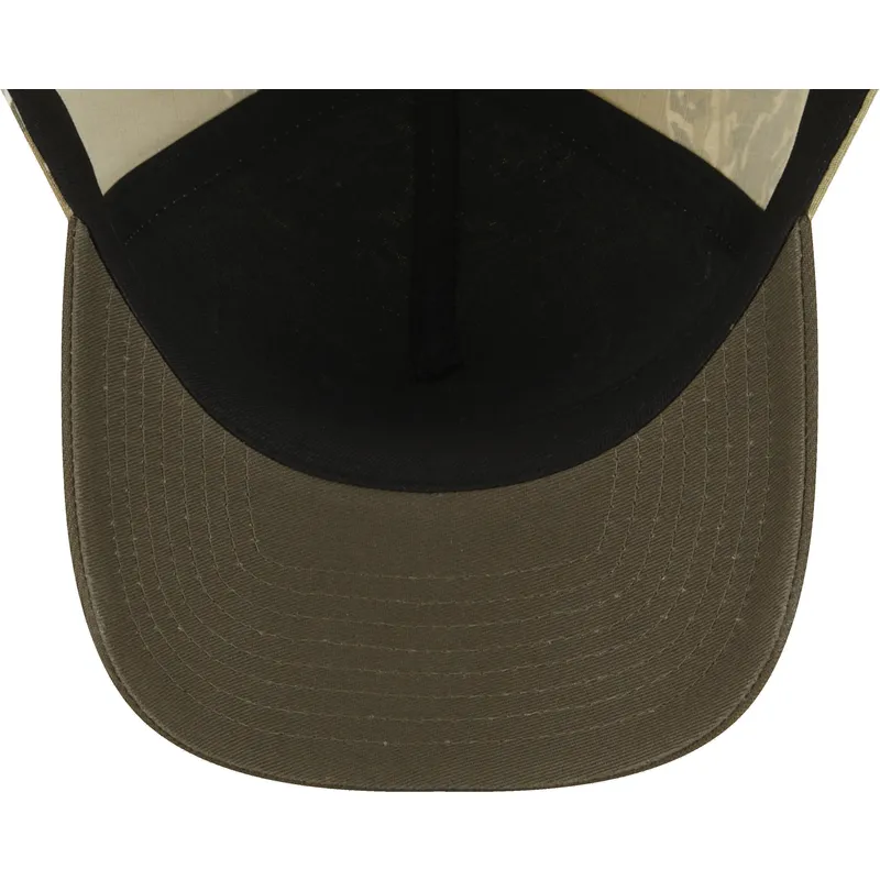 kurvad-keps-kamouflage-snapback-9forty-a-frame-two-tone-tiger-new-york-yankees-mlb-new-era