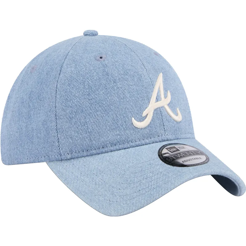 kepsar-curva-bla-justerbart-band-9twenty-washed-denim-fran-atlanta-braves-mlb-av-new-era