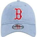 boston-red-sox-mlb-new-era-9twenty-tvattad-denim-justerbar-bla-kurvad-keps