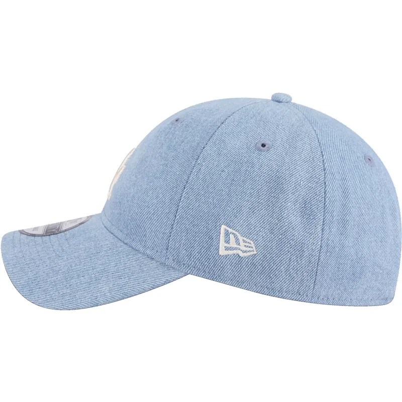 kepsar-curva-bla-justerbart-band-9twenty-washed-denim-fran-los-angeles-dodgers-mlb-av-new-era