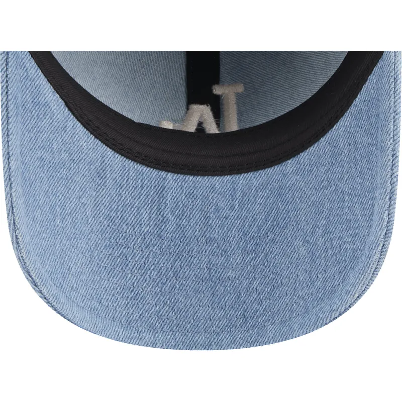 kepsar-curva-bla-justerbart-band-9twenty-washed-denim-fran-los-angeles-dodgers-mlb-av-new-era