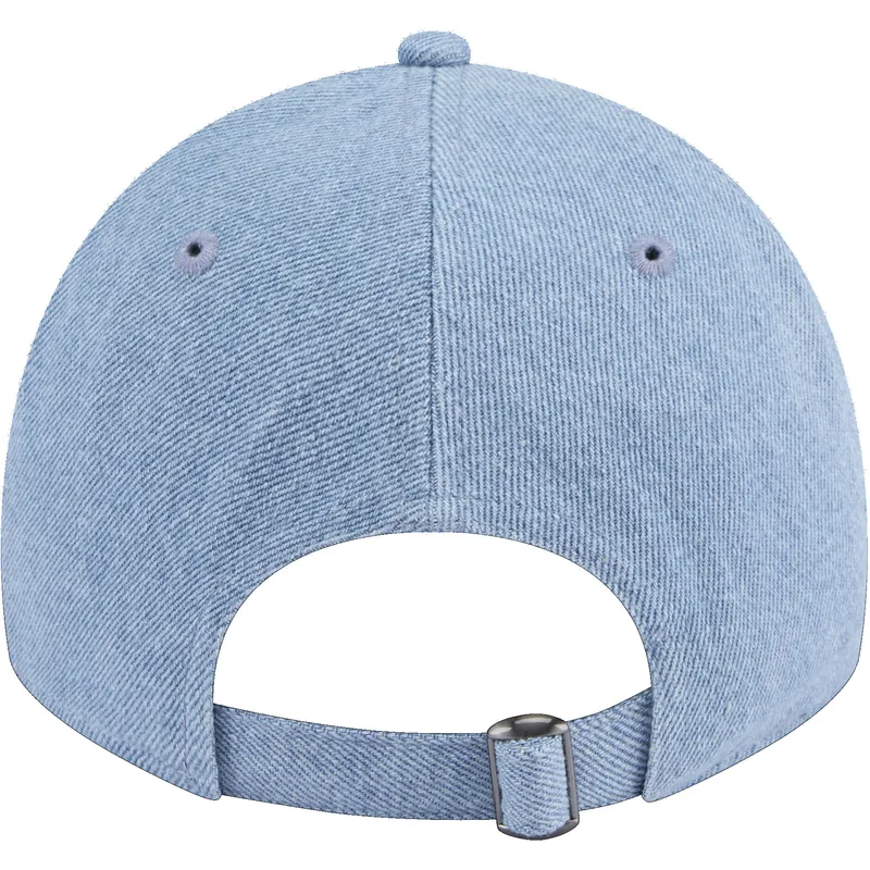 kepsar-curva-bla-justerbart-band-9twenty-washed-denim-fran-los-angeles-lakers-nba-av-new-era