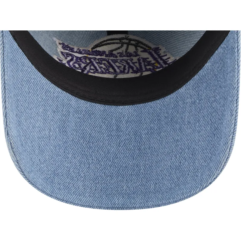 kepsar-curva-bla-justerbart-band-9twenty-washed-denim-fran-los-angeles-lakers-nba-av-new-era