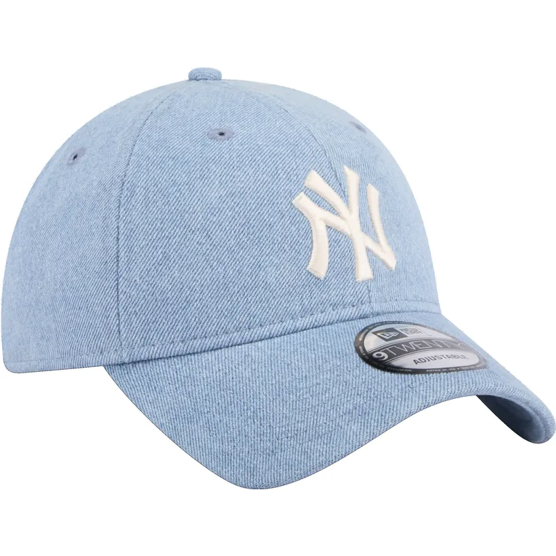 kepsar-curva-bla-justerbart-band-9twenty-washed-denim-fran-new-york-yankees-mlb-av-new-era