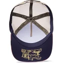 goorin-bros-ye-olde-birdie-the-farm-retro-classic-marinbla-beige-och-rod-fagel-truckerkeps