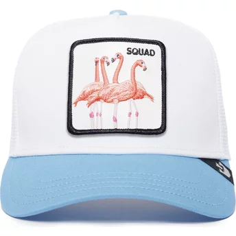 Goorin Bros. Flamingo Squad The Farm Premium Vit och Blå Trucker Keps