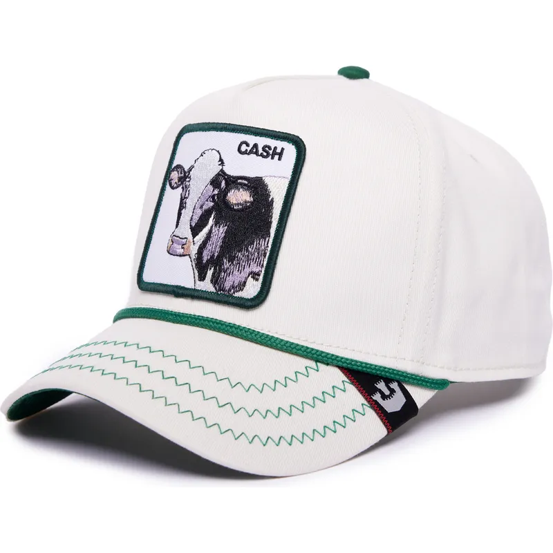 vit-kurvad-snapback-keps-ko-cash-cow-100-the-farm-all-over-canvas-fran-goorin-bros