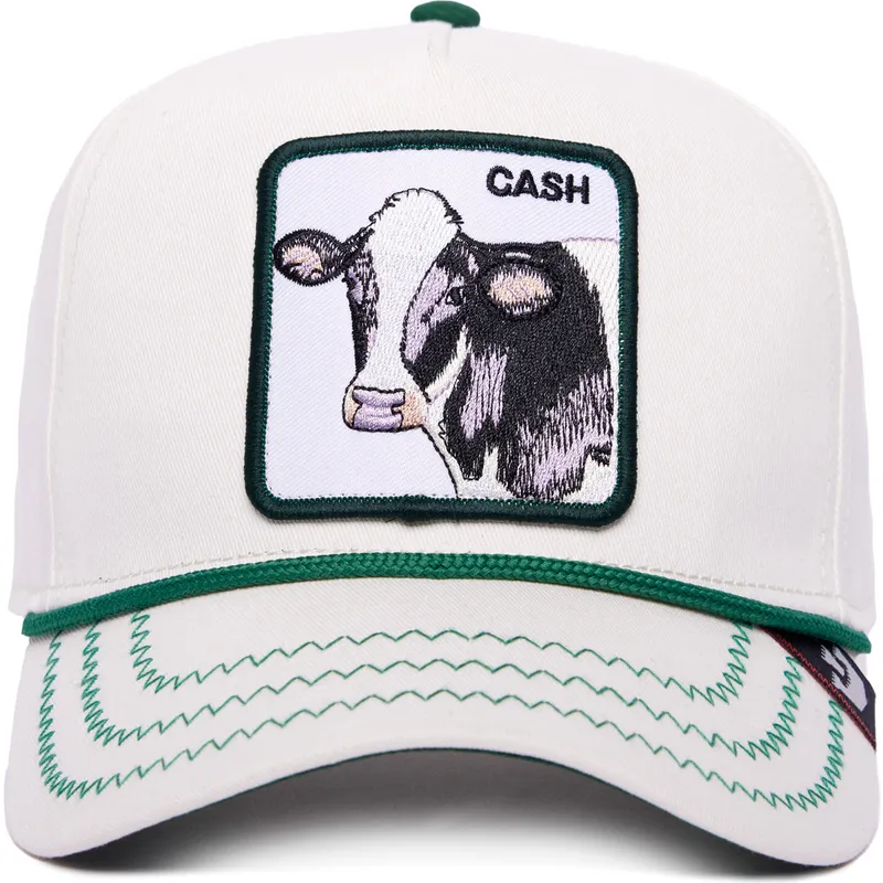 vit-kurvad-snapback-keps-ko-cash-cow-100-the-farm-all-over-canvas-fran-goorin-bros