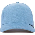 snapbackkeps-med-bojd-skarm-i-blatt-the-farm-nude-denim-fran-goorin-bros